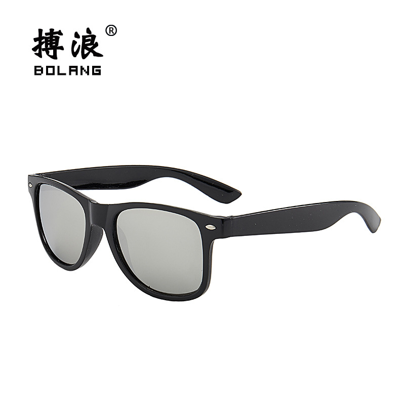 retro rice nail color film sunglasses fashion trend reflective sunglasses sun glasses 9027