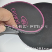 深圳厂家生产广告促销礼品PVC软胶杯垫 茶杯隔烫杯垫防水杯垫