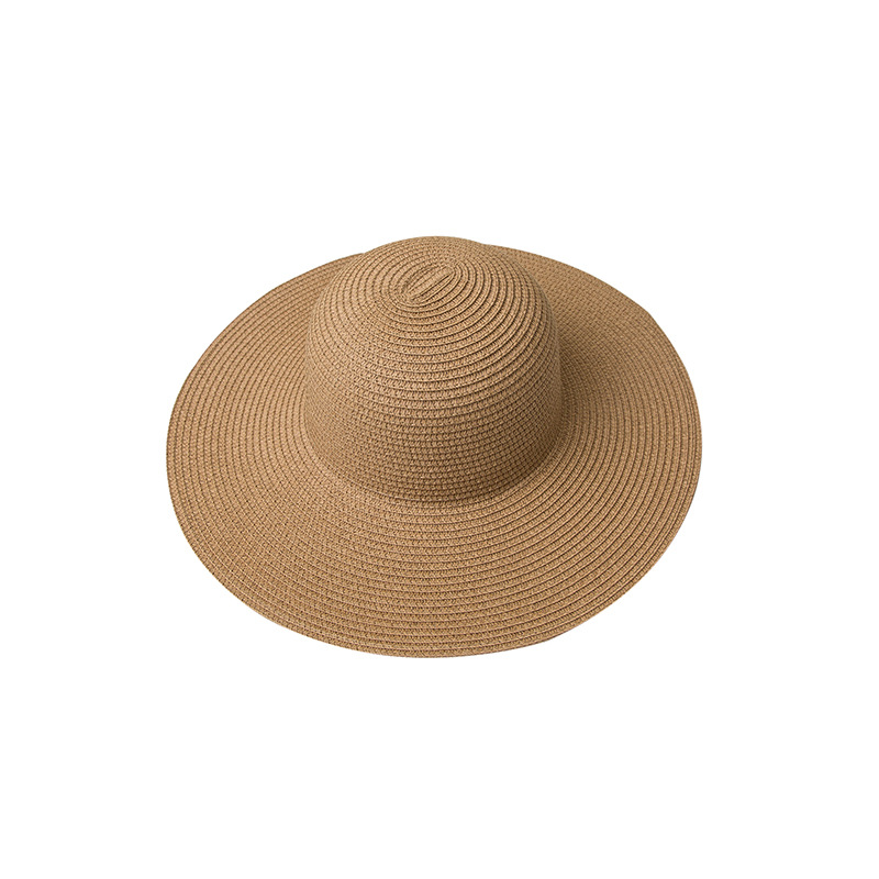 Summer Women's European and American Style Big Brim All-Matching Hat Seaside Travel Sun Protection Sun-Shade Beach Hat Children One Piece Dropshipping