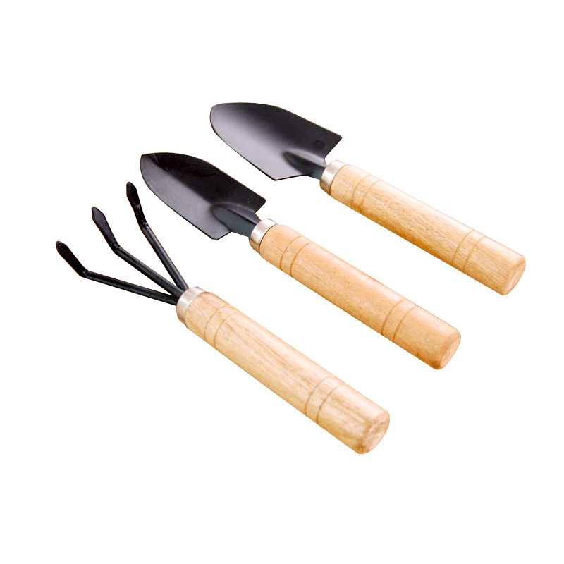 Potted Plant Small Shovel Planting Flowers Gardening Tools Planting Succulent Tools Suit Mini Three-Piece Set Household Shovel