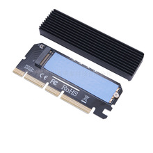 ngff NVME转接卡M.2转PCIE3.06扩展卡PCI-E 16X8x4xE全铝盒散热