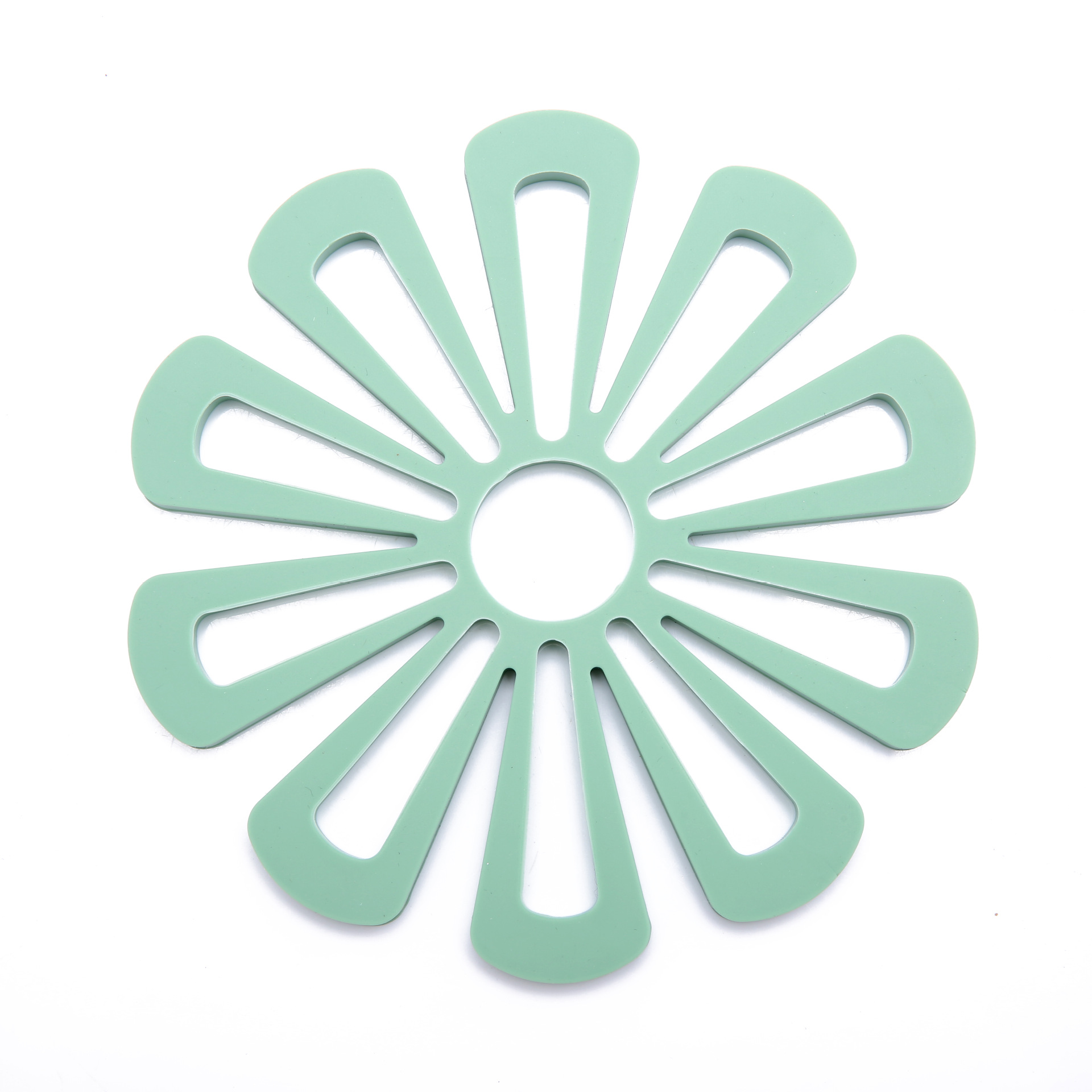 Flower Silicone Hollow Heat Proof Mat Polygon Silicone Cup Mat Coasters Non-Slip Dining Table Cushion Potholder