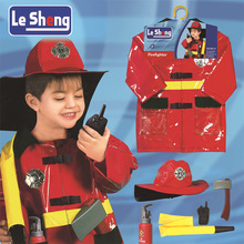 厂家直销儿童消防员服装过家家角色扮演服饰儿童职业体验制服套装