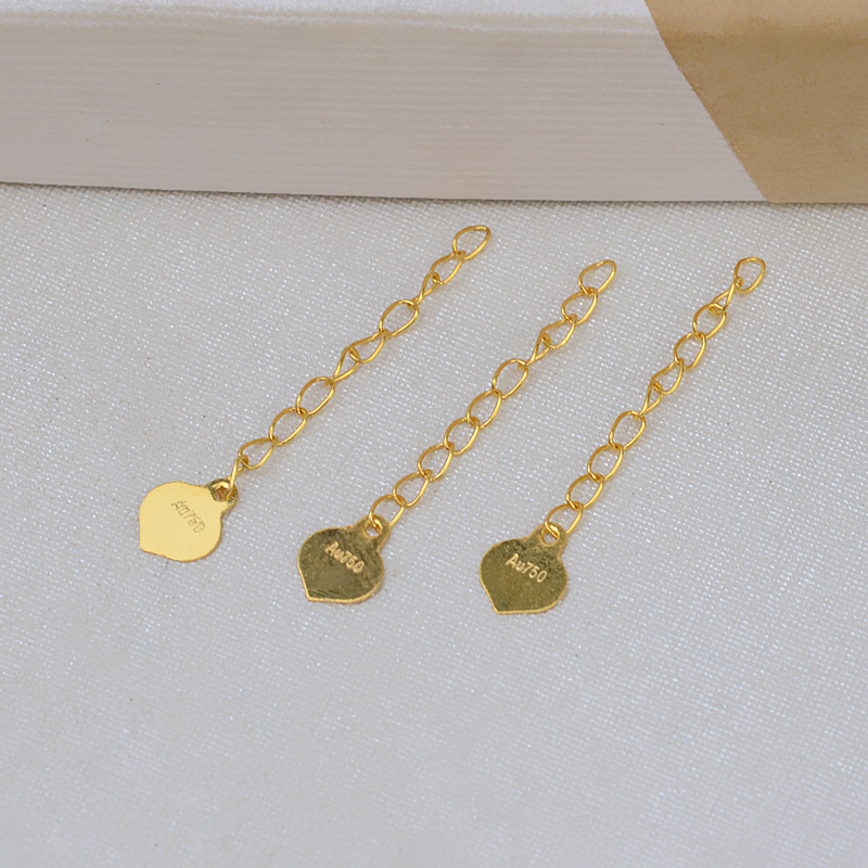 g18k金延长链项链加长au750黄金链尾项链加长链2厘米1879-阿里巴巴