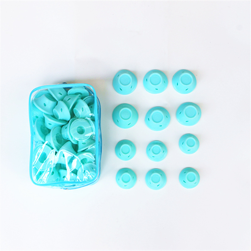 Factory Direct Sales Mushroom Hair Curler Bell Ball Hair Curlers PVC Bag without Hurting Hair Mushroom Bell Ball