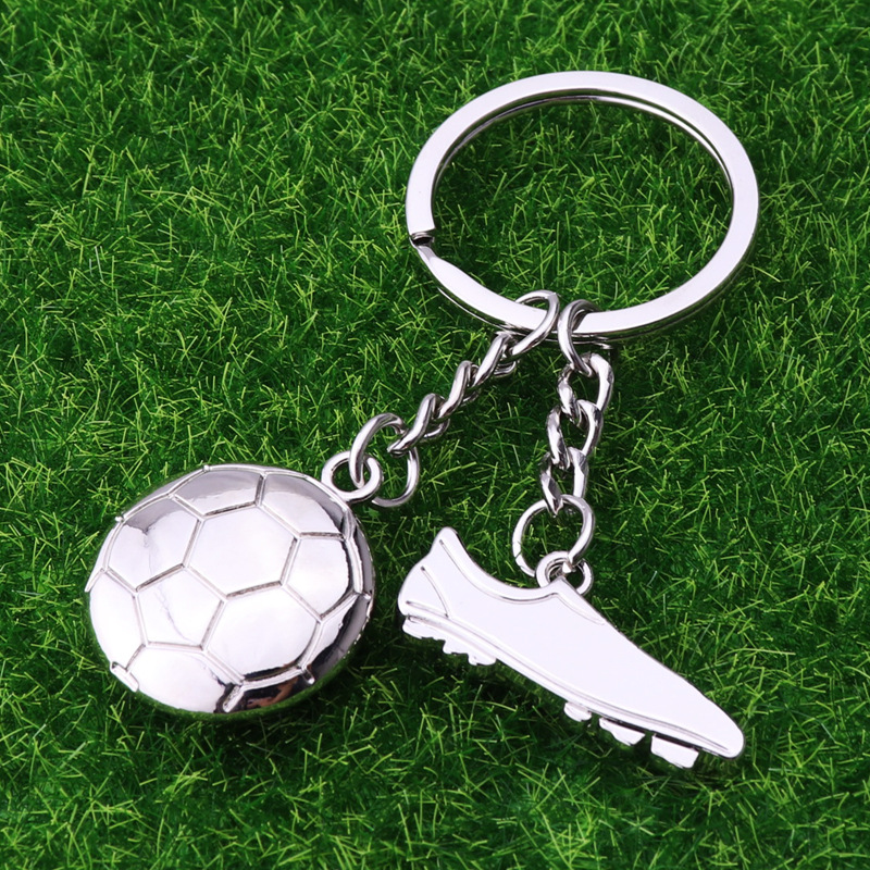 Five Major League Football Key Ring Creative Soccer Shoes Key Chain European Cup Key Chain Fans Commemorative Gift