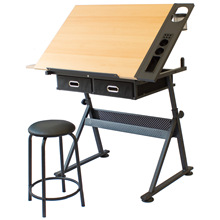 厂家批发多用途家用升降式绘图桌 建筑师设计斜面绘图工作台桌面