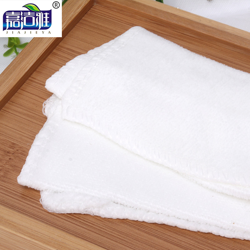 Jiajieya Hotel Wet Towel Travel Disposable Thickened Fiber Advertising Cleaning Wet Towel Printable Logo