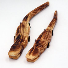 木质鳄鱼模型玩具 木头恐龙玩具 大号木制模型摆件木工艺礼品批发