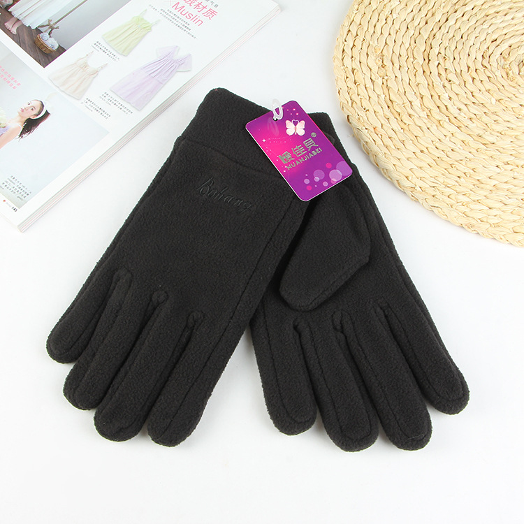 Bohang Winter Warm Gloves Outdoor Riding Polar Fleece Gloves Fleece Thickening plus Velvet Gloves Cold-Proof Manufacturer
