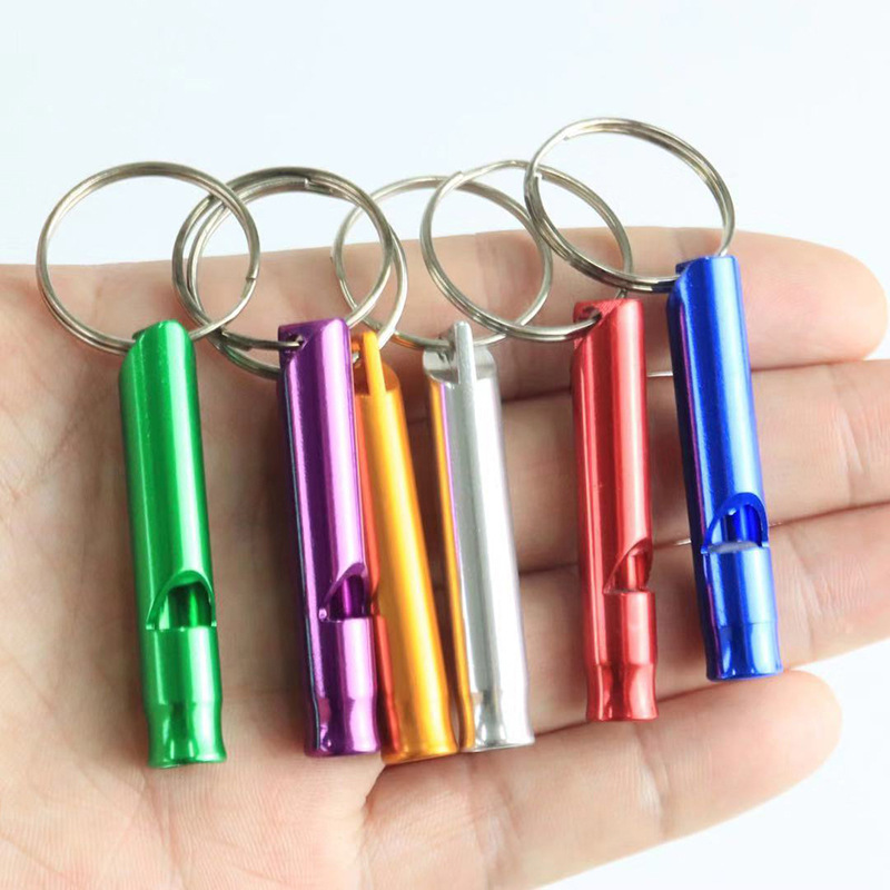 Small Size Aluminum Alloy Whistle Whistles for Life Survival Fire Fighting Whistle Training Whistle Wholesale