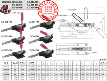 厂家促销推拉式快速夹304C 垂直式 水平式 门闩式夹具 快速夹