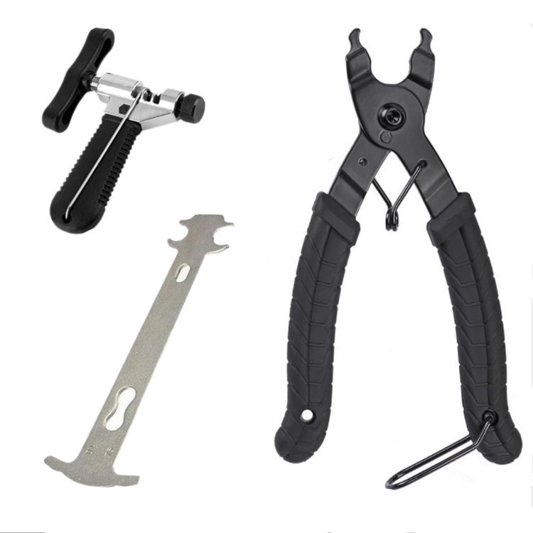 Bicycle Chain Removal Tool Pliers Chain-Cutting Device Chain Ruler Quick Release Buckle Hook and Loop Fastener Disassembly Pliers Tool