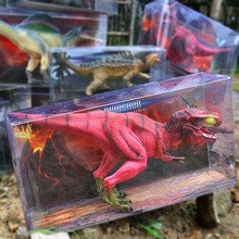 跨境亚马逊恐龙世界实心仿真恐龙模型三角龙塑胶动物霸王龙玩具