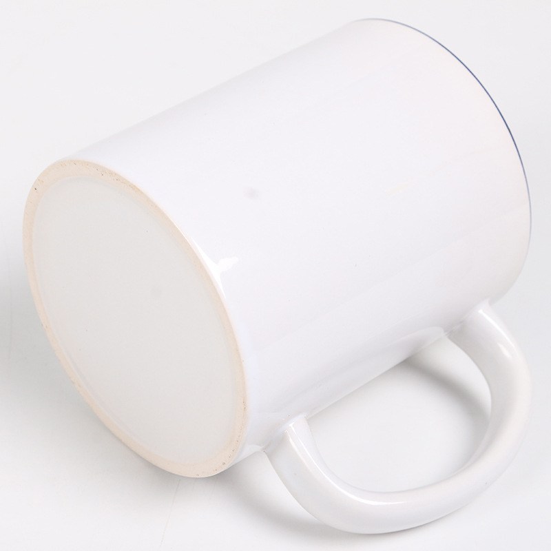 Production Heat Transfer Coating Mug Can Be Printed Ceramic Cup Can Be Printed Logo Pattern White Cup Manufacturers Supply