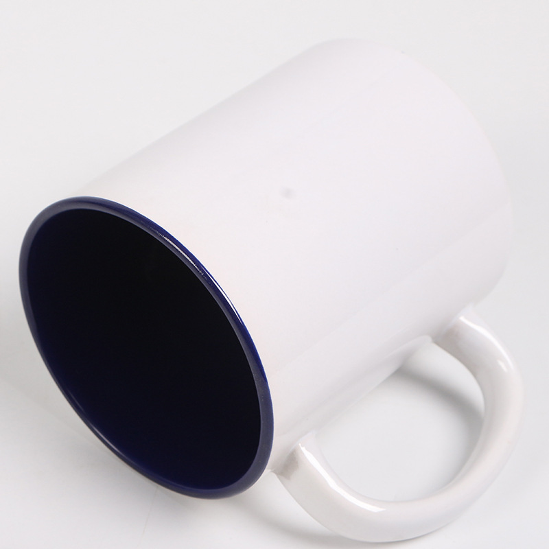 Production Heat Transfer Coating Mug Can Be Printed Ceramic Cup Can Be Printed Logo Pattern White Cup Manufacturers Supply