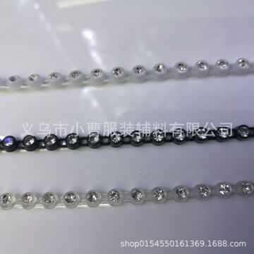 4mm单条a级线钻水钻排钻 演出舞蹈服发饰花边diy辅料配件9米-阿里巴巴