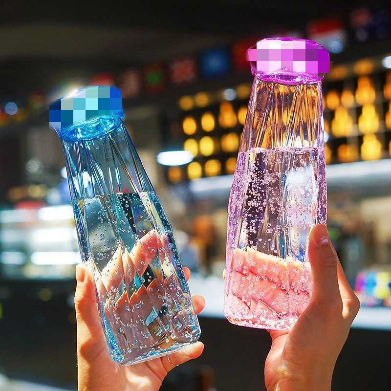 Popular Internet Celebrity Water Cup Ins Cup Colorful Crystal Glasses Diamond Cup Gift Cup Creative Diamond Glass Tumbler