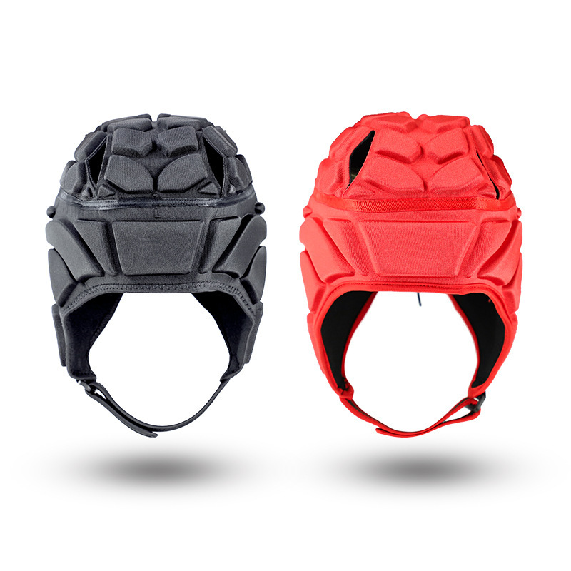 Goalkeeper Helmet Rugby Helmet Goalkeeper Hat Crashproof Cap Head Protection Sets Sports Helmet Eva Sponge Helmet