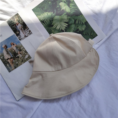Hat Internet Celebrity Fisherman Hat Female Korean Style All-Match Japanese Adjustable Peaked Cap Sun Protection Soft Girl Dome Basin Hat
