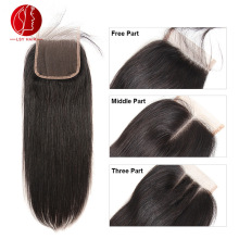 lace closure 4*4 发块 蕾丝发块4x4 真人假发配件欧美 假发真发