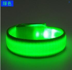 Factory Led Luminous Hand Ring Concert Bar Lettering Luminous Bracelet Velcro Led Luminous Wrist Strap for Sports