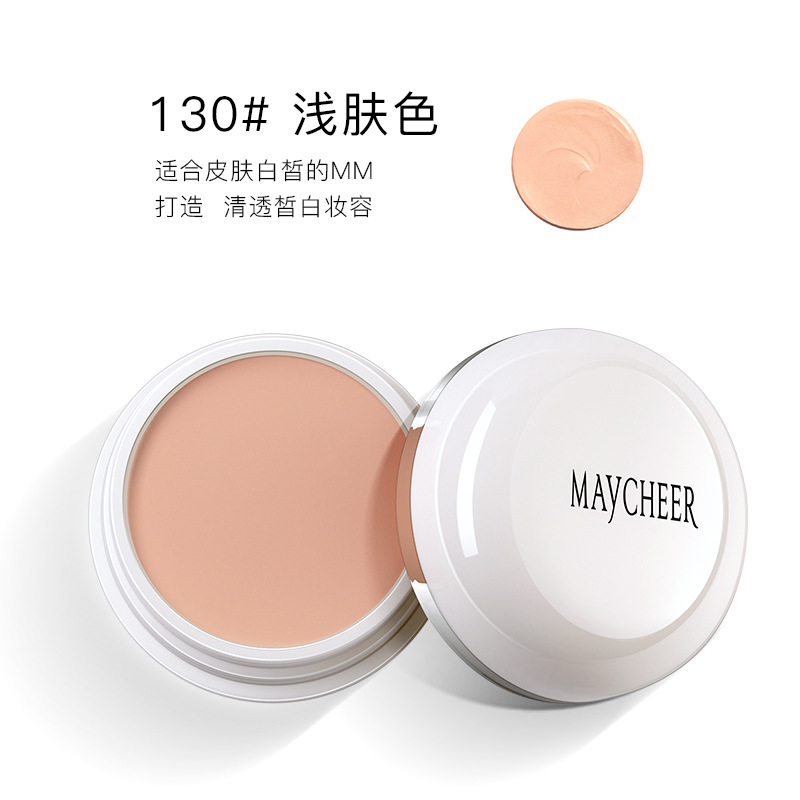 MAYCHEER Concealer Freckle Cover Foundation Cream Dark Circles Acne Marks Cover Spot Waterproof Facial Acne Makeup 833