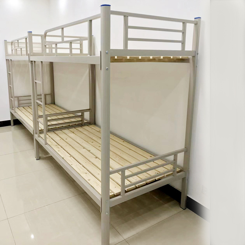 美明达学生高低床工人宿舍上下铺职工铁架双层床1米单人钢架床