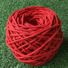 彩色棉绳棉线捆绑捆扎绳棉线编织绳手工DIY装饰绳挂毯编织绳
