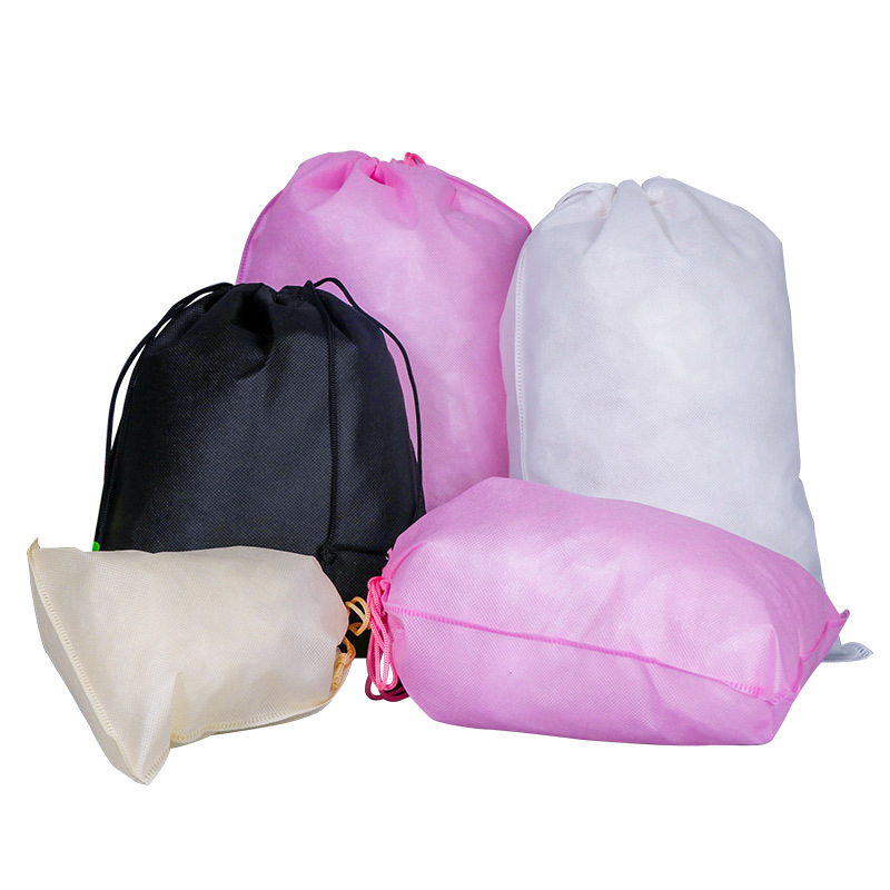 Non-Woven Drawstring Pouch Spot Large Bag Dustproof Storage Drawstring Shoe Bag Children's Toy Closed Drawstring Bag