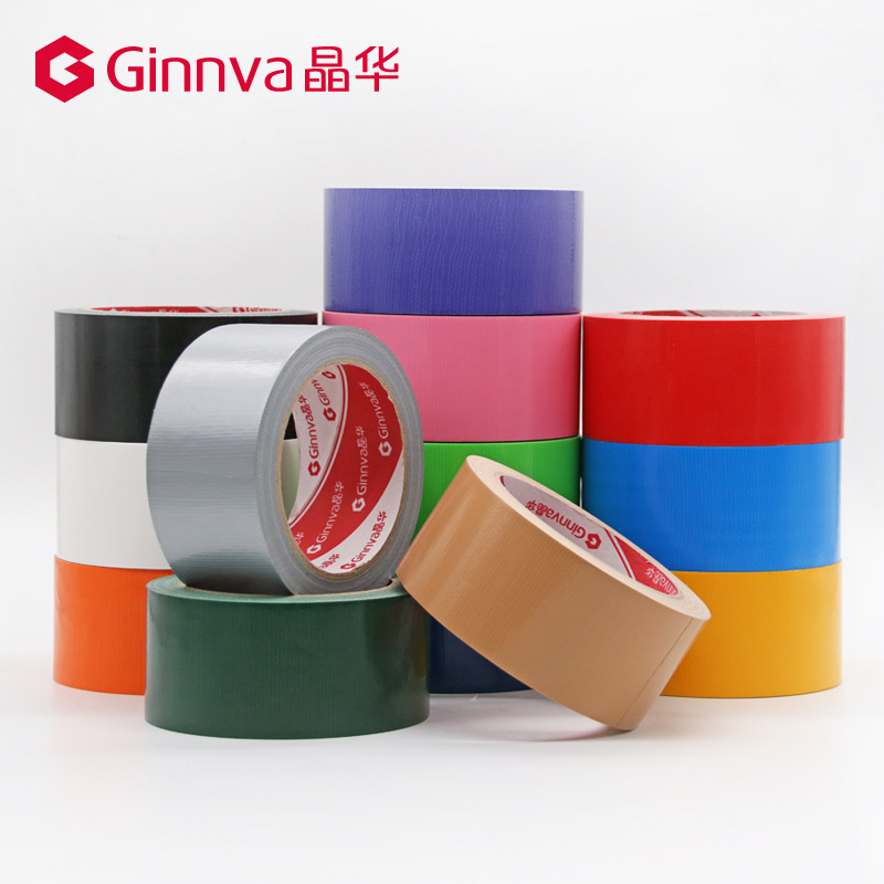 Jinghua Wholesale Color Single-Sided Duct Tape Strong Tensile Wear-Resistant High-Adhesive Waterproof Easy-to-Tear Seam Carpet Tape