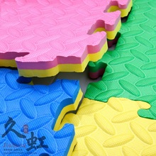 1米双色地垫儿童泡沫地垫舞蹈地垫幼儿园拼接垫子EVA地垫.爬行垫