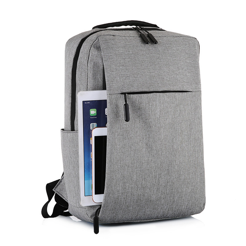 Cross-Border Supply Simple Backpack USB Charging Men's Computer Bag Large Capacity Leisure Business Laptop Backpack