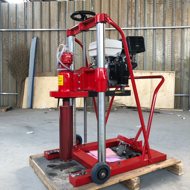 混凝土钻孔取芯机 公户护栏抽芯机 砼路面取芯机