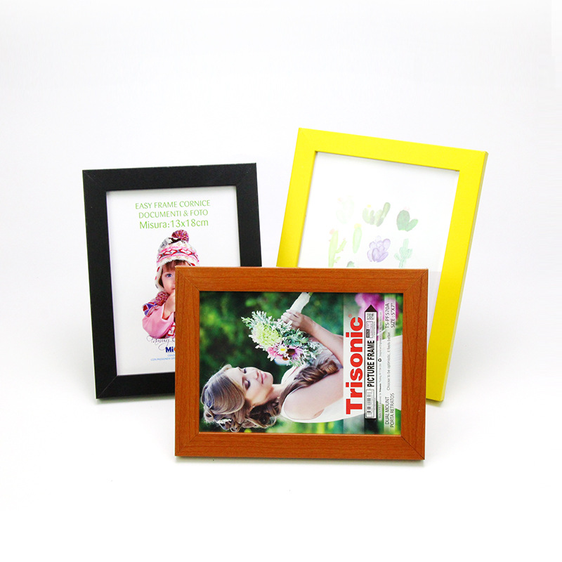Wholesale Wooden Photo Frame 6-Inch 7-Inch 8-Inch Photo Frame Creative Table Setting Wall-Mounted 4K 8K Photo Frame A3 A4 Photo Frame