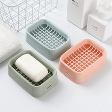 浴室沥水双层肥皂盒 创意塑料旅行香皂盒 卫生间放肥皂架手工皂托