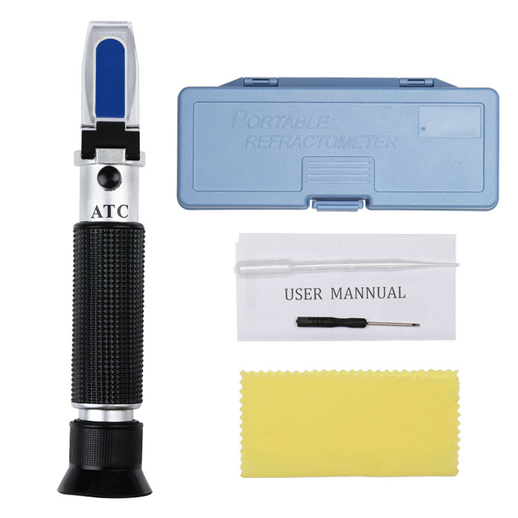 Handheld Refractometer Seawater Detector Seawater Tester Breeding Salinometer Hydrometer 0-100 ‰