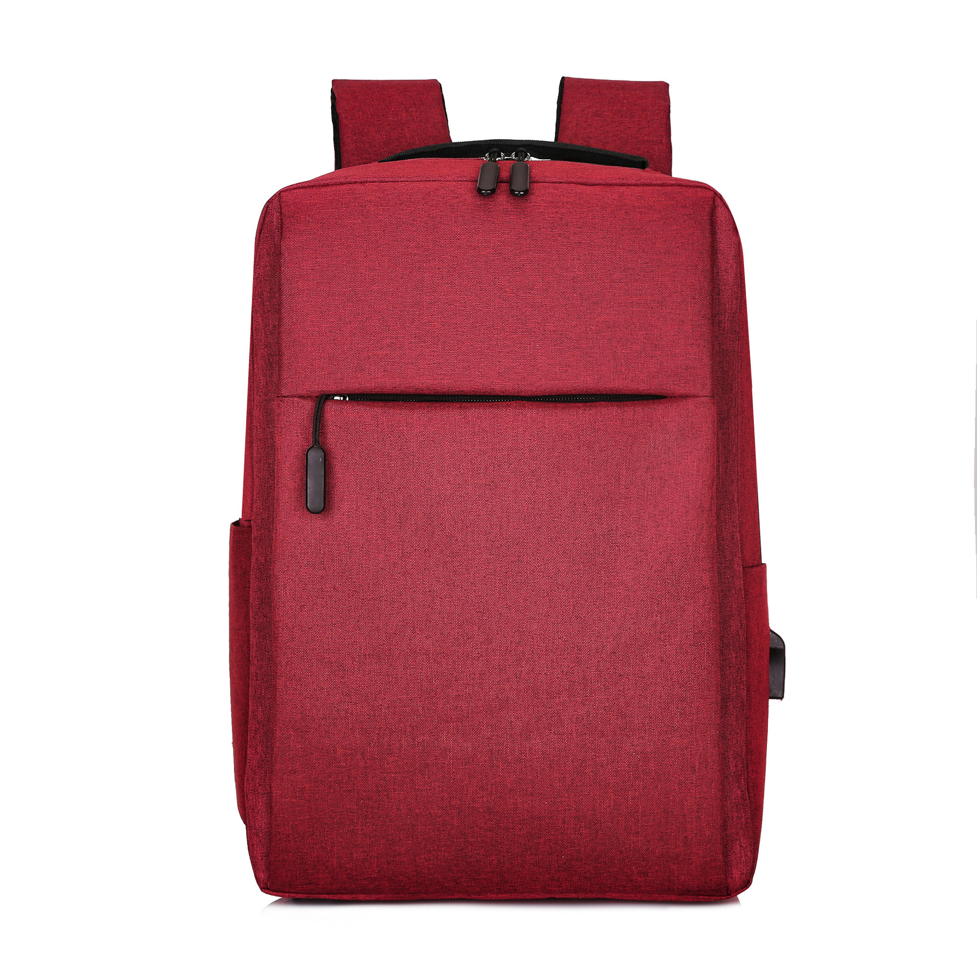 Cross-Border Supply Simple Backpack USB Charging Men's Computer Bag Large Capacity Leisure Business Laptop Backpack