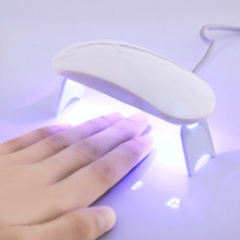 鼠标迷你LED光疗机USB指甲烘干UV烤灯 LED甲油胶mini美甲灯mini