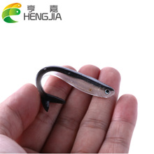 HENG JIA亨嘉 10pcs双色小鱼路亚软饵 8cm/2g钓鱼泥鳅软鱼饵批发