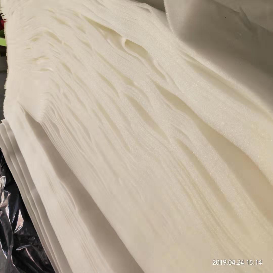 3MM白色海棉 异形海绵条 波峰海绵批发源头厂家