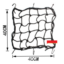 摩托车头盔网兜 厂家特价40*40CM 行李网 油箱网兜 机车尾箱网