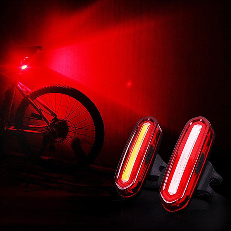 自行车led尾灯天狼星尾灯山地自行车灯警示灯骑行装备配件USB充电