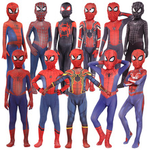 钢铁ii侠蜘蛛紧身衣格温成人儿童动漫表演服装连体衣舞台装