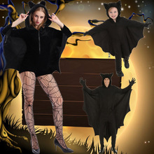 万圣节服装吸血鬼蝙蝠装亲子装表演六一亲子Cosplay服装一件代发