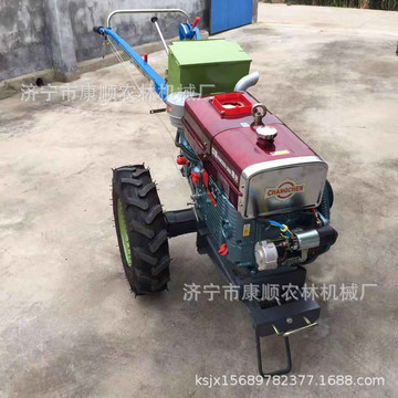 大马力121底盘手扶拖拉机 电启动果园开沟机 哈尔滨旋耕犁地机