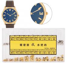 手表配件 盒装滴胶把头 表冠 表把 修表零件 铜质金银把头 多型号