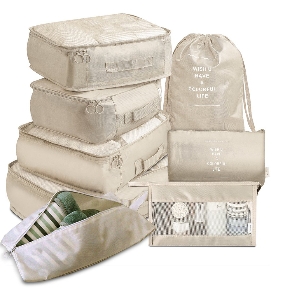 Travel Storage Bag Set Luggage Packing Bags Eight-Piece Set Travel Clothing Packing Storage Bag 8-Piece Set