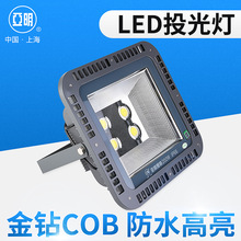 上海亚明LED金钻投光灯50W100W200W建筑工程车间广场防水广告射灯