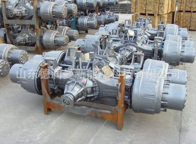 青岛解放悍v ac16桥总成 中桥差速器 半轴 刹车分泵 价格图片